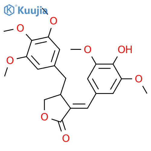 3,3',4,4',5,5'-Hexahydroxy-8,8'-lign-7-en-9,9'-olide; (7E,8'R)-form, 3,3',4',5,5'-Penta-Me ether structure