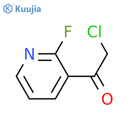 2-chloro-1-(2-fluoropyridin-3-yl)ethan-1-one structure