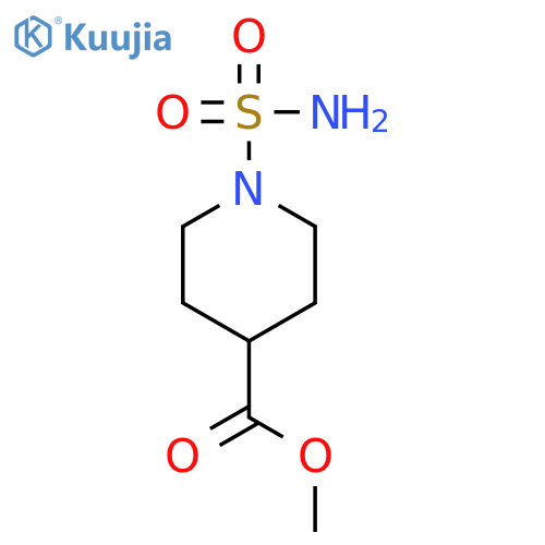 methyl 1-sulfamoylpiperidine-4-carboxylate structure