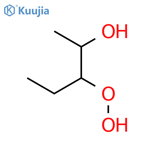 3-Hydroperoxypentan-2-ol structure
