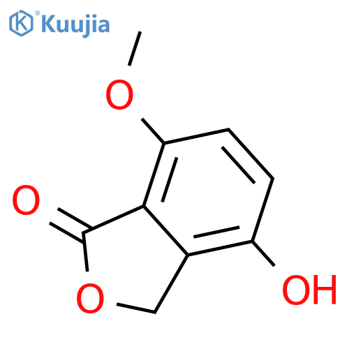 4-hydroxy-7-methoxy-1,3-dihydro-2-benzofuran-1-one structure