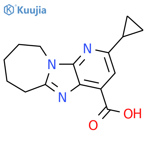 4-Cyclopropyl-1,3,8-Triazatricyclo7.5.0.0,2,7Tetradeca-2,4,6,8-Tetraene-6-Carboxylic Acid structure