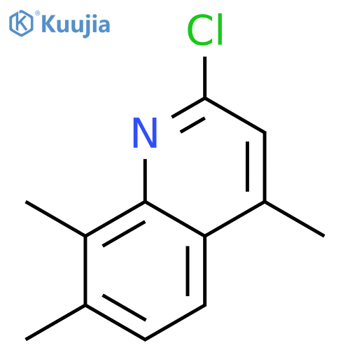 2-Chloro-4,7,8-trimethylquinoline structure