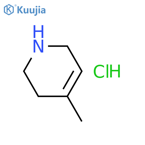 4-Methyl-1,2,3,6-tetrahydropyridine hydrochloride structure