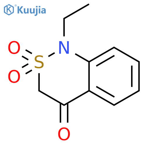 1-ethyl-3,4-dihydro-1H-2lambda6,1-benzothiazine-2,2,4-trione structure