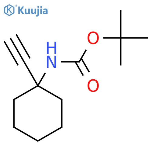 Tert-butyl (1-ethynylcyclohexyl)carbamate structure