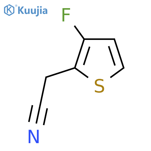 2-Thiopheneacetonitrile, 3-fluoro- structure