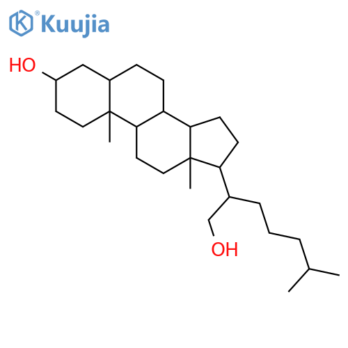 (20R)-cholestane-3beta,21-diol structure
