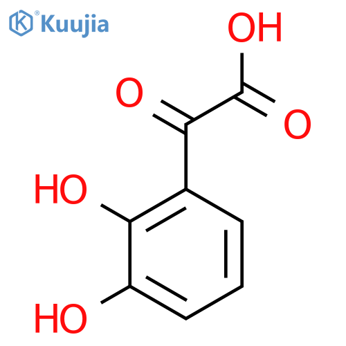 2-(2,3-dihydroxyphenyl)-2-oxoacetic acid structure