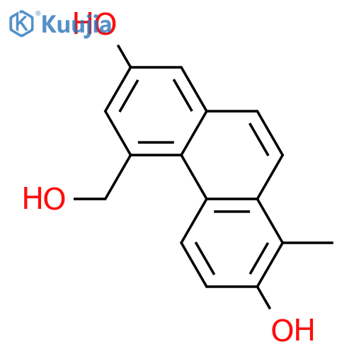 5-(Hydroxymethyl)-1-methyl-2,7-phenanthrenediol structure