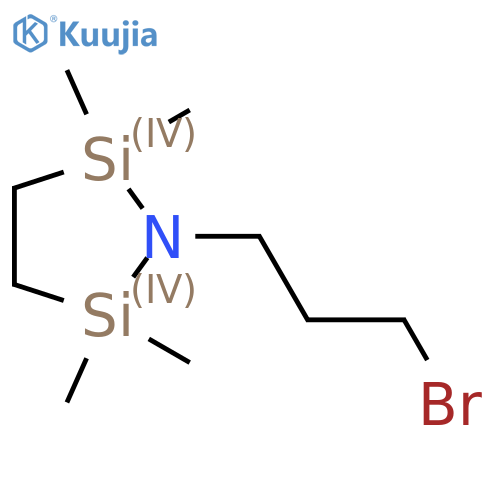 1-(3-Bromopropyl)-2,2,5,5-tetramethyl-1,2,5-azadisilolidine structure