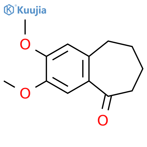 2,3-dimethoxy-6,7,8,9-tetrahydro-5H-benzo7annulen-5-one structure