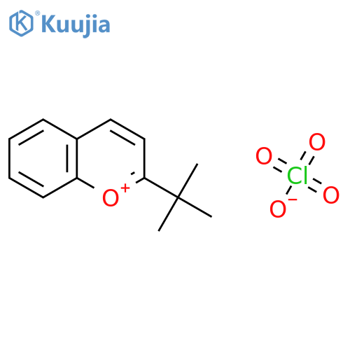 2-tert-butyl-1-chromen-1-ylium perchlorate structure