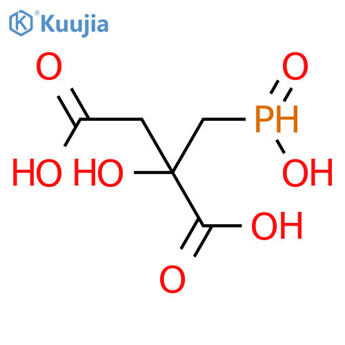 Butanedioic acid,2-hydroxy-2-[(hydroxyphosphinyl)methyl]- structure