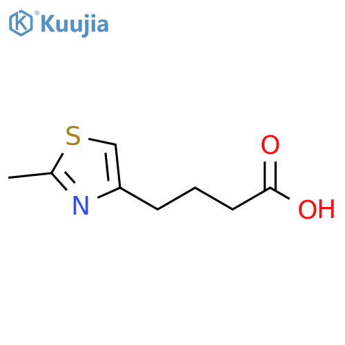 4-(2-methyl-1,3-thiazol-4-yl)butanoic acid structure