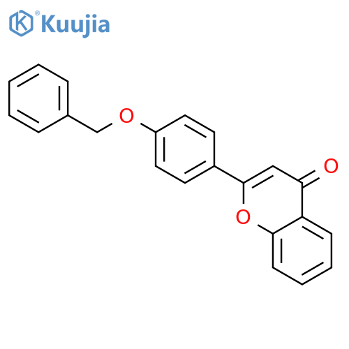 4H-1-Benzopyran-4-one, 2-[4-(phenylmethoxy)phenyl]- structure