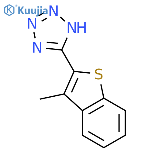 5-(3-Methylbenzo[b]thiophen-2-yl)-1H-tetrazole structure