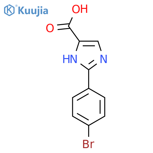 2-(4-Bromophenyl)-1H-imidazole-4-carboxylic Acid structure