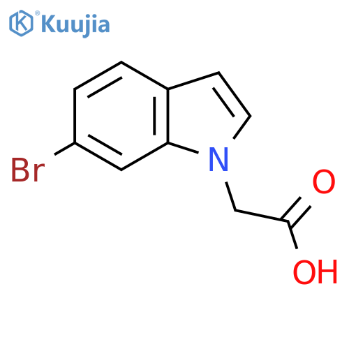 2-(6-Bromo-1H-indol-1-yl)acetic Acid structure