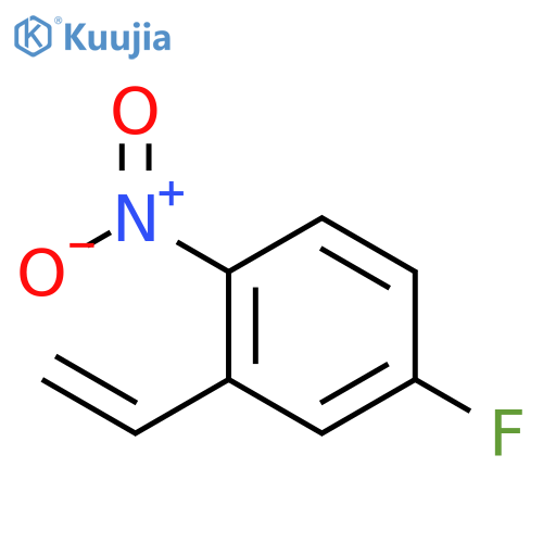 2-ethenyl-4-fluoro-1-nitrobenzene structure