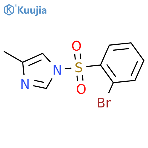 1-(2-Bromophenylsulfonyl)-4-methyl-1H-imidazole structure