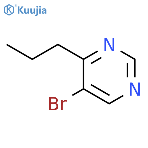 5-bromo-4-propylpyrimidine structure