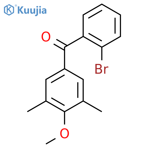 2-Bromo-3',5'-dimethyl-4'-methoxybenzophenone structure