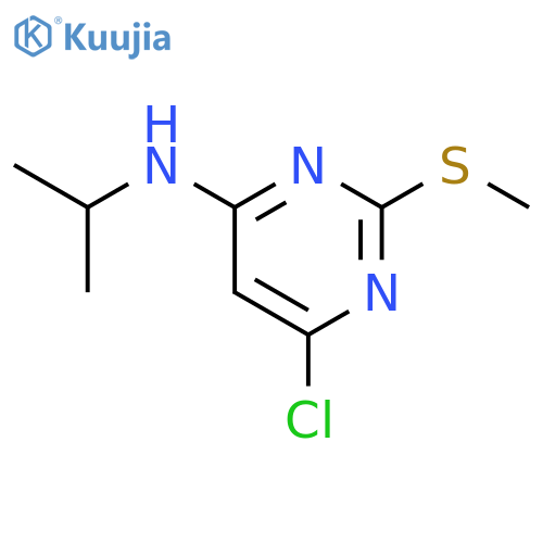 4-Chloro-6-isopropylamino-2-methylthiopyrimidine structure
