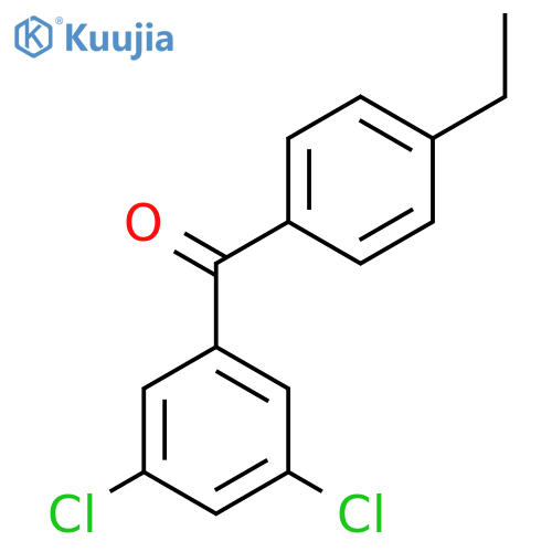 3,5-Dichloro-4'-ethylbenzophenone structure
