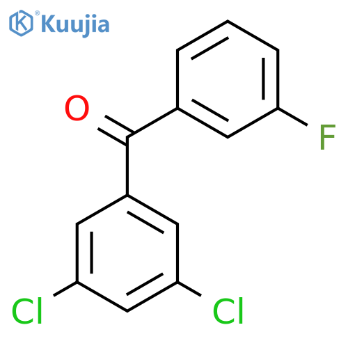 3,5-Dichloro-3'-fluorobenzophenone structure