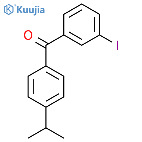 3-Iodo-4'-isopropylbenzophenone structure