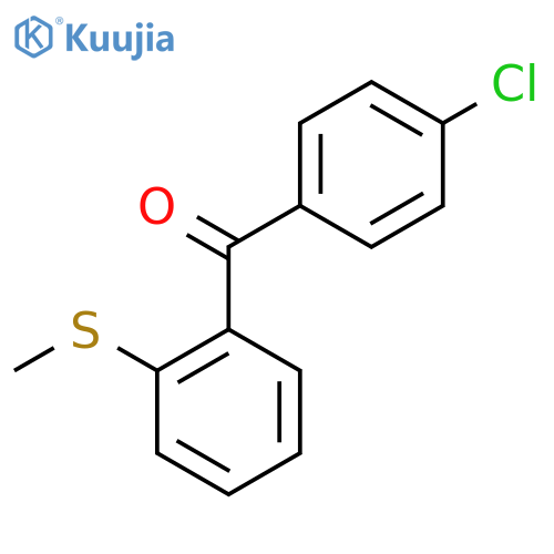 4-Chloro-2'-(thiomethyl)benzophenone structure