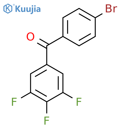 4-Bromo-3',4',5'-trifluorobenzophenone structure
