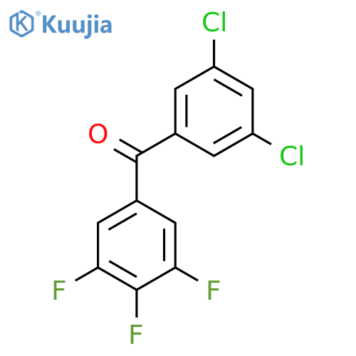 3,5-Dichloro-3',4',5'-trifluorobenzophenone structure