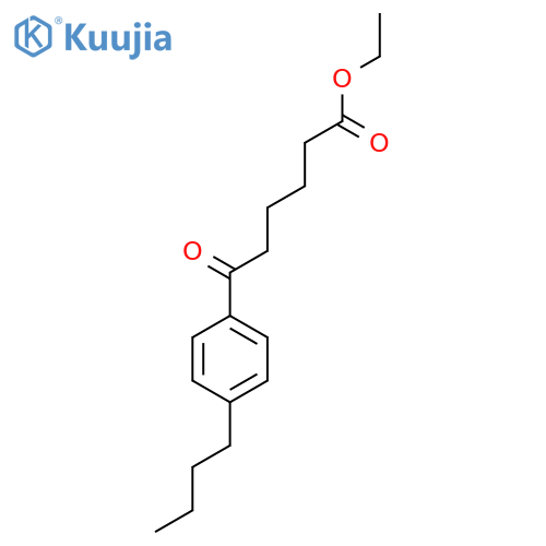 Ethyl 6-(4-n-Butylphenyl)-6-oxohexanoate structure