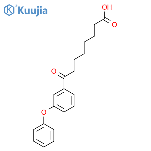 8-Oxo-8-(3-phenoxyphenyl)octanoic acid structure