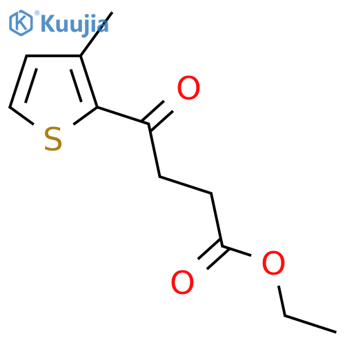 Ethyl 4-(3-methyl-2-thienyl)-4-oxobutanoate structure