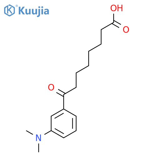 8-3-(N,N-Dimethylamino)phenyl-8-oxooctanoic acid structure