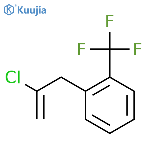 2-Chloro-3-(2-trifluoromethyl)phenyl-1-propene structure