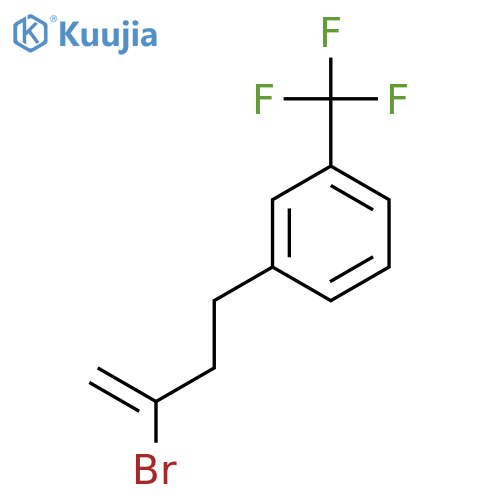 2-Bromo-4-(3-trifluoromethyl)phenyl-1-butene structure
