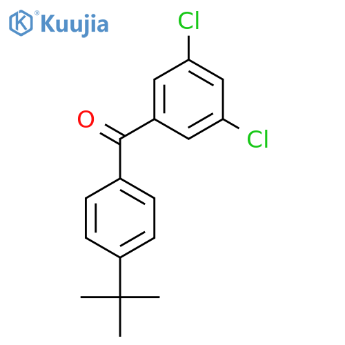 4-Tert-butyl-3',5'-dichlorobenzophenone structure