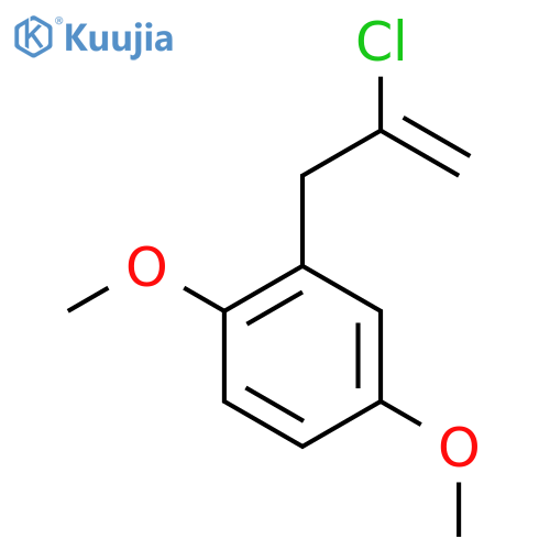2-Chloro-3-(2,5-dimethoxyphenyl)-1-propene structure