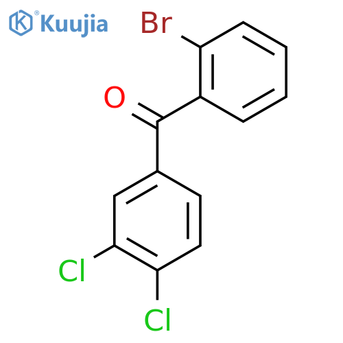 2-Bromo-3',4'-dichlorobenzophenone structure