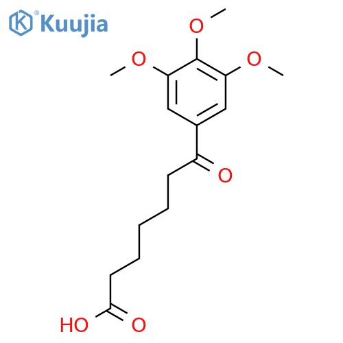7-(3,4,5-Trimethoxyphenyl)-7-oxoheptanoic acid structure