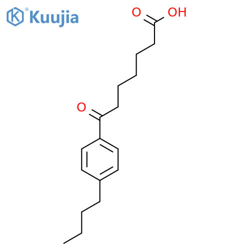 7-(4-n-Butylphenyl)-7-oxoheptanoic acid structure