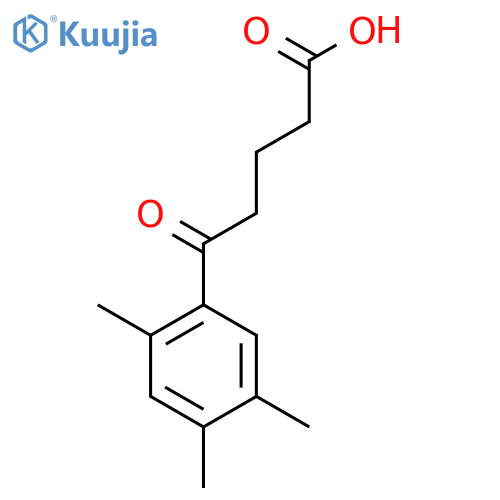 5-(2,4,5-Trimethylphenyl)-5-oxovaleric acid structure