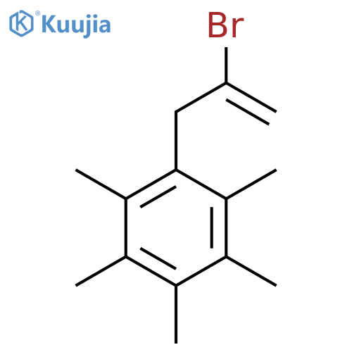 2-Bromo-3-(2,3,4,5,6-pentamethylphenyl)-1-propene structure