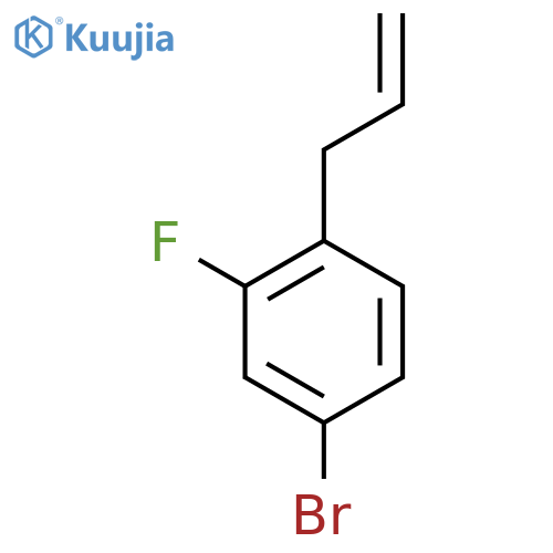 3-(4-Bromo-2-fluorophenyl)-1-propene structure