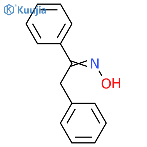 1,2-Diphenyl-1-ethanone oxime structure