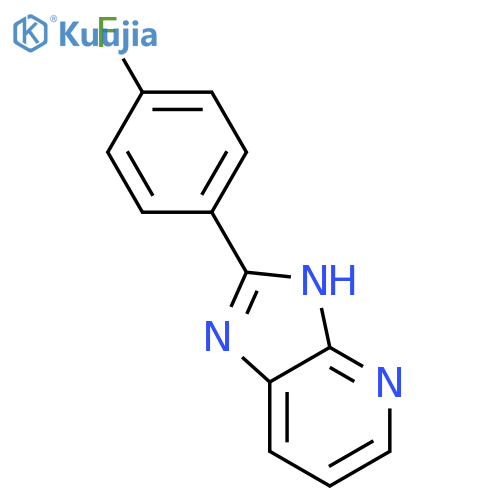 2-(4-fluorophenyl)-3H-Imidazo[4,5-b]pyridine structure